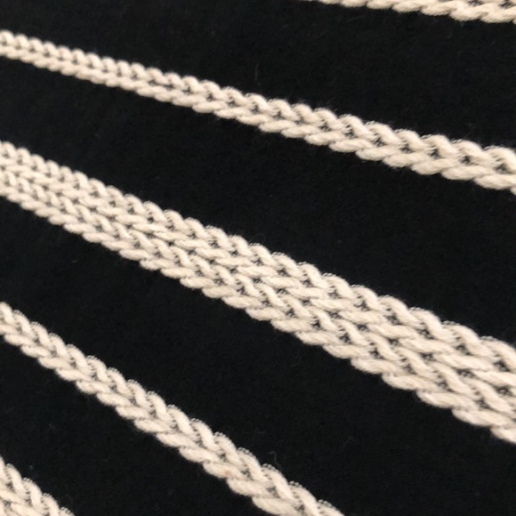 Max Studio Dress Black/Cream Knit Lines - Medium - Picture 7 of 13